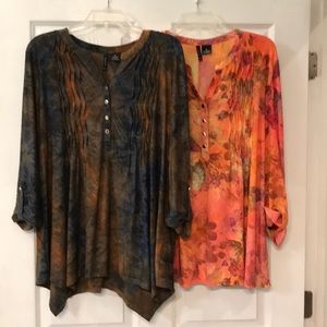 Lot of two great fall tops